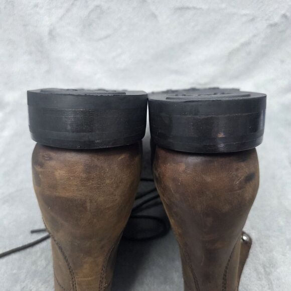 Thursday Boot Co. Captain Burnt Copper Leather Lace-Up Boots Men\'s Size 12 Wide main image 4